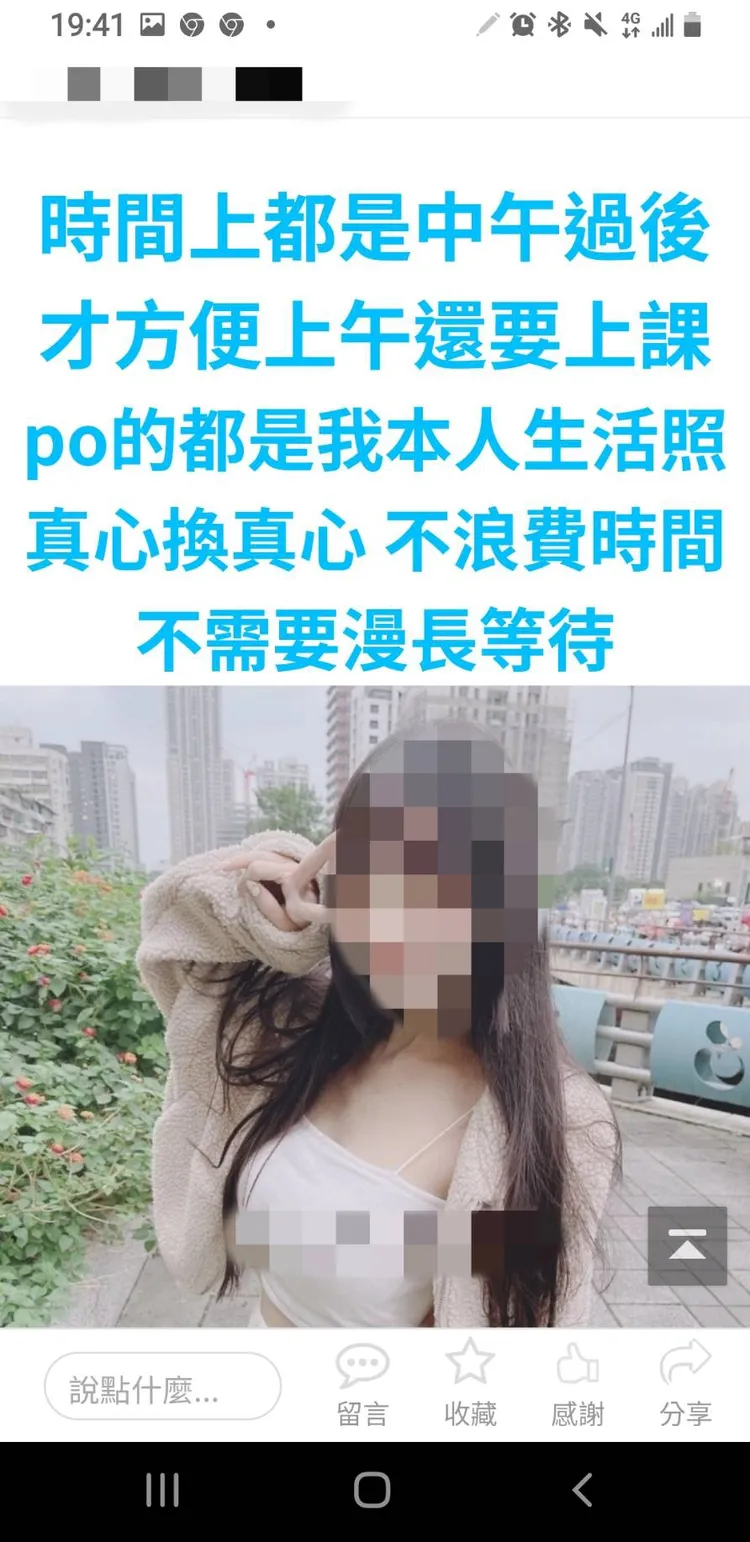 應召集團在網路論壇以女大生、小隻馬好駕馭等噱頭攬客。翻攝畫面