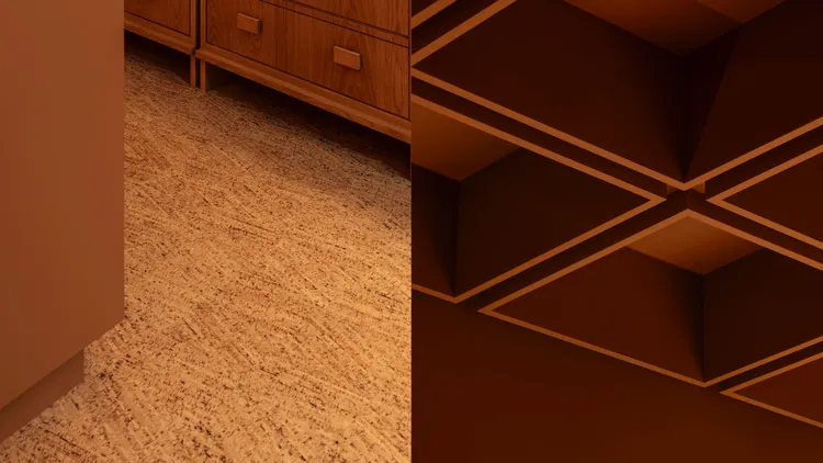 Aesop板橋大遠百店地板與天花板。品牌提供