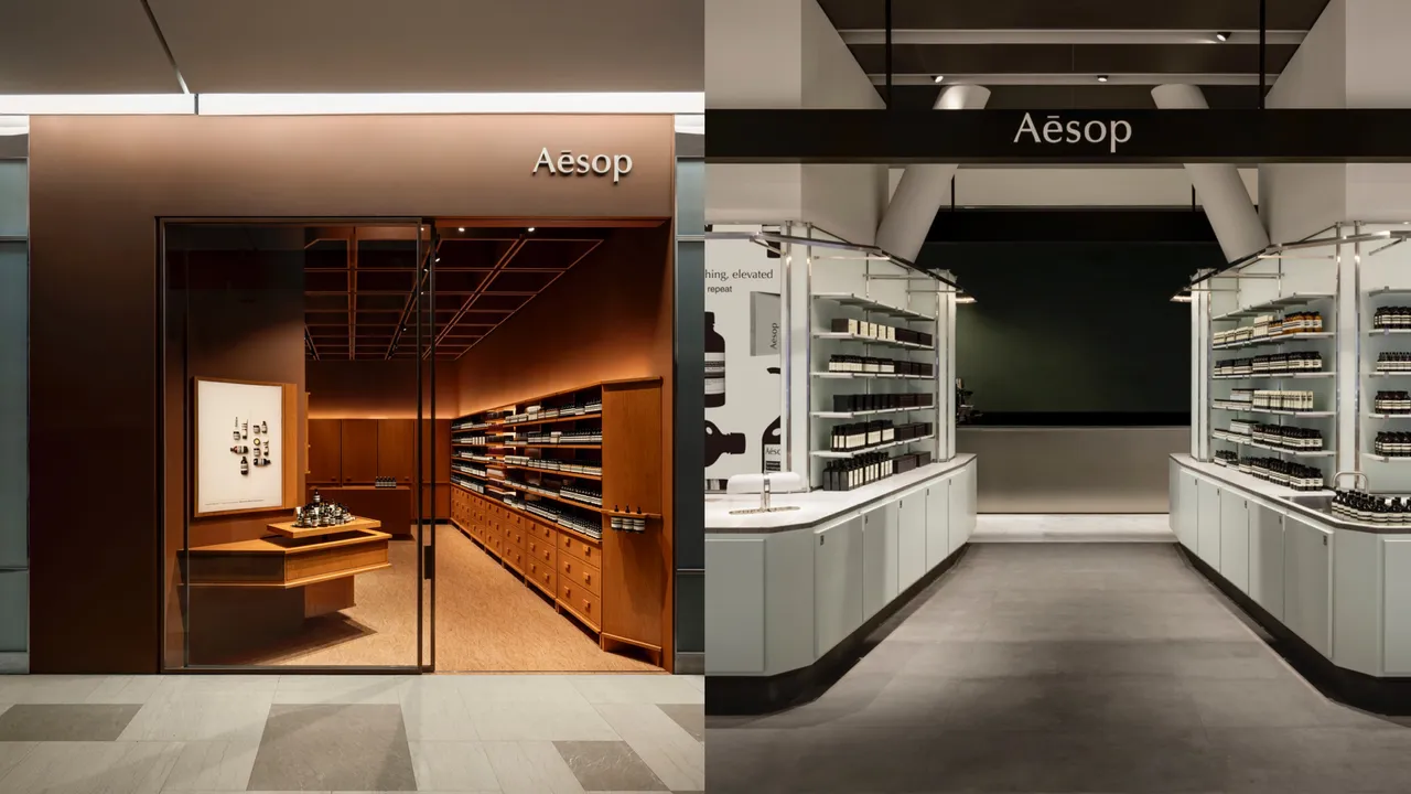 Aesop微風廣場店將在月底熄燈，品牌近來接力開設在板橋大遠百和Diamond Towers開設了新櫃位。品牌提供