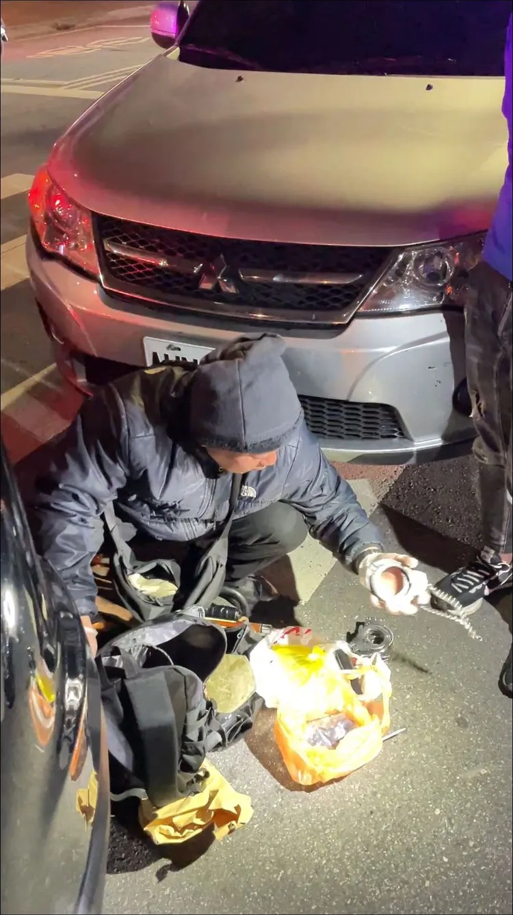 警方起獲相關證物。民眾提供