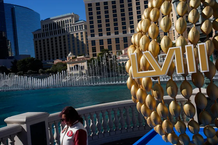 超級盃移師拉斯維斯加，吸引許多遊客和球迷。美聯社