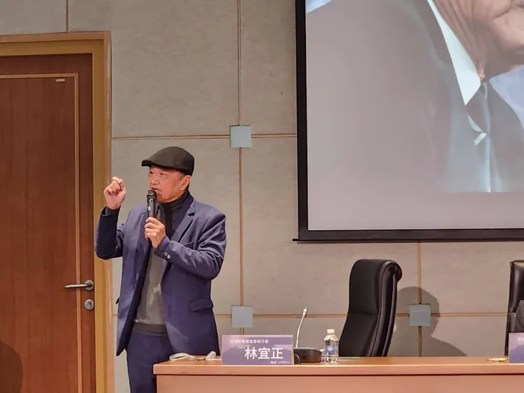 台灣制憲基金會執行長林宜正。施智齡攝