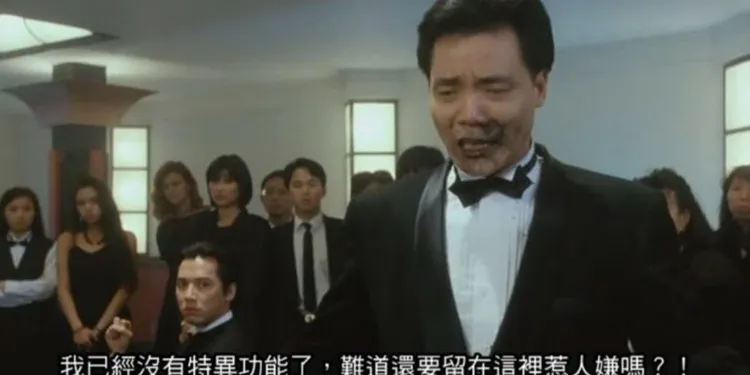 黃揚明貼出一張港片劇照，笑稱這是內心狀態。