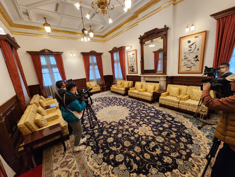 台北賓館一樓會客廳。施智齡攝