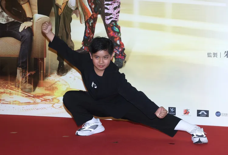 吳宗修現場秀武功。彭欣偉攝