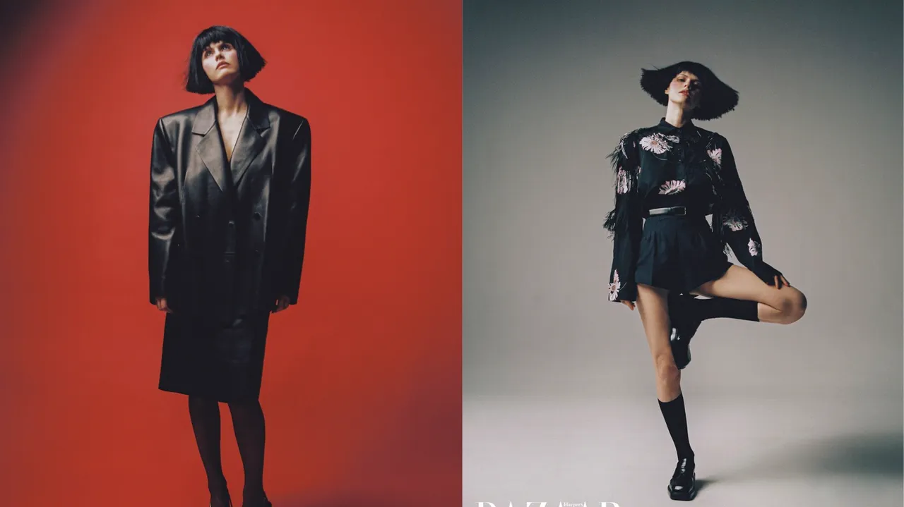 Alexandra Daddario拍攝《Harper’s BAZAAR》封面。《Harper’s BAZAAR》提供