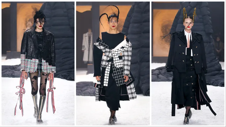 THOM BROWNE將單品經過解構。品牌提供