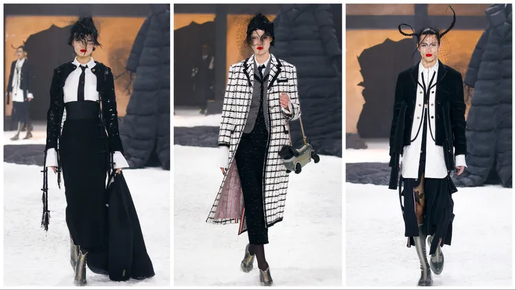 THOM BROWNE 2024秋冬系列。品牌提供