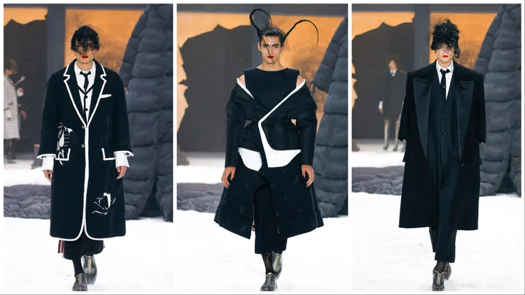 THOM BROWNE 2024秋冬系列。品牌提供