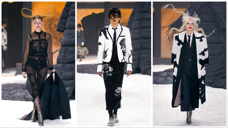 THOM BROWNE 2024秋冬系列。品牌提供