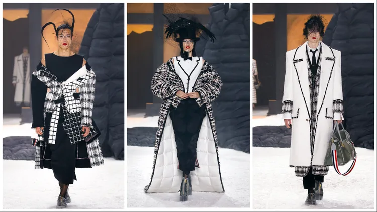 THOM BROWNE 2024秋冬系列。品牌提供