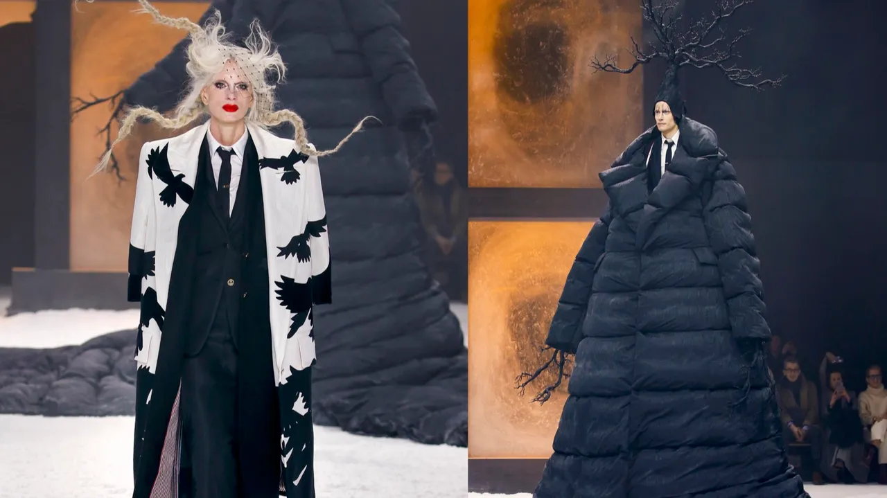 THOM BROWNE 2024秋冬系列大秀。品牌提供