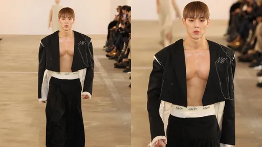 這身材太不科學! MONSTA X隊長時裝周炸裂超狂胸肌