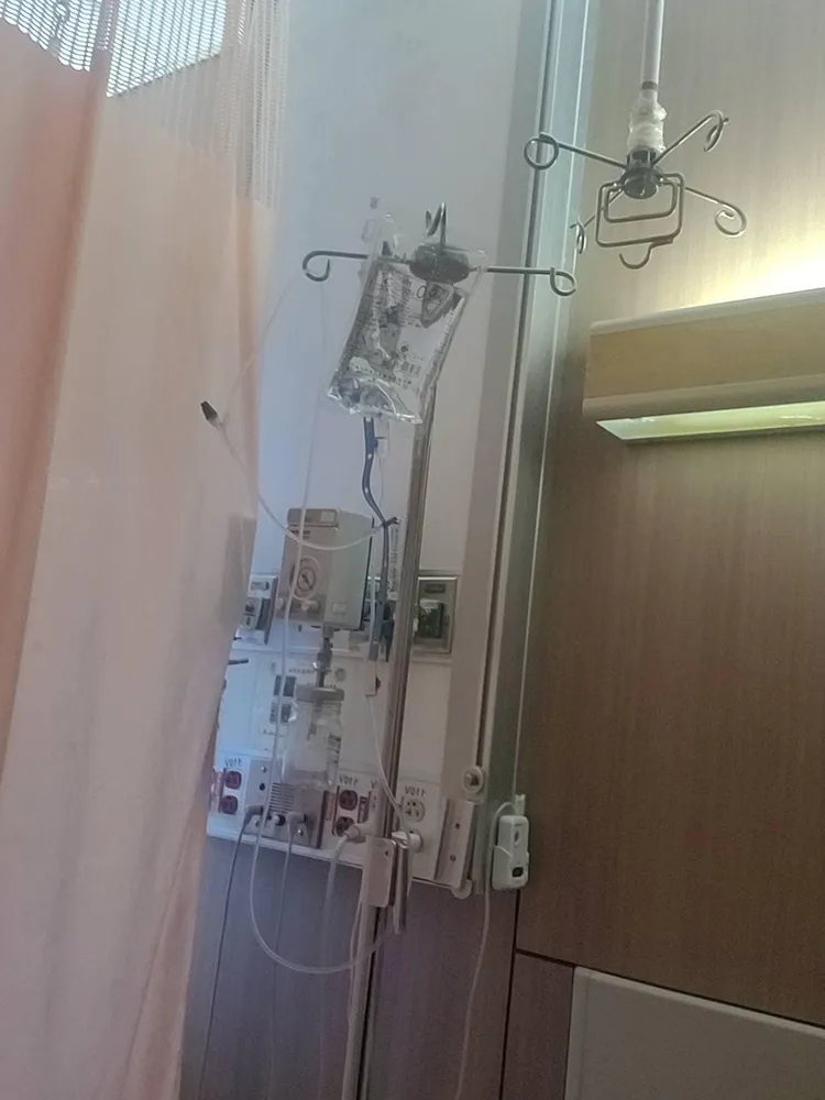 馬妞免疫系統出問題住院。翻攝自馬維欣臉書