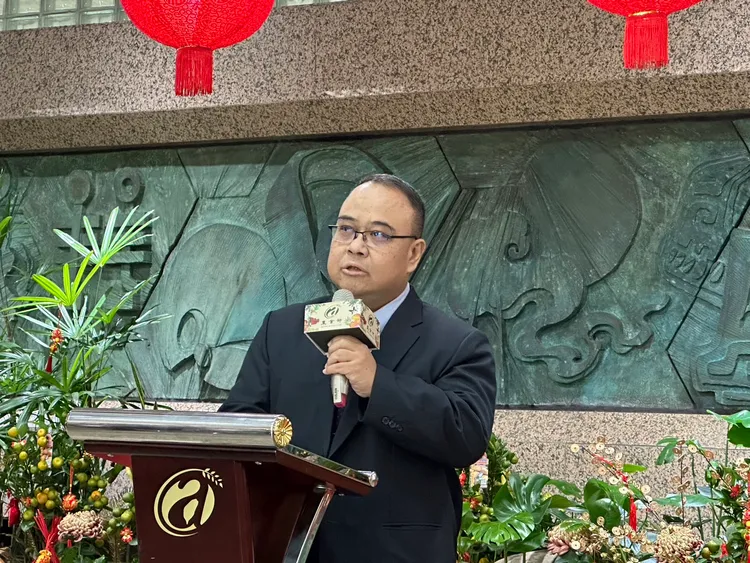 農業部畜牧司代理司長江文全。陳怡文攝