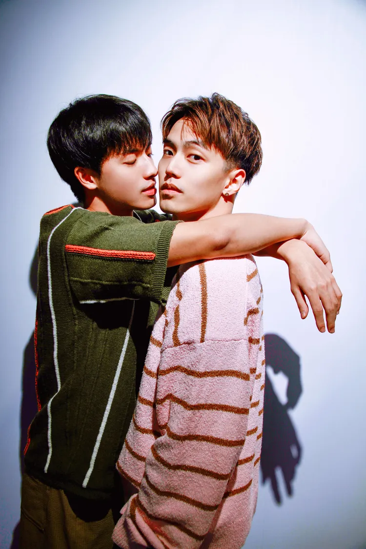 簡楨庭（左）與徐謀俊有CP感。達騰娛樂提供