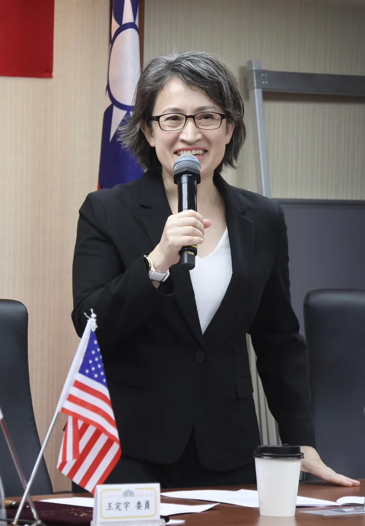 蕭美琴致詞。彭欣偉攝