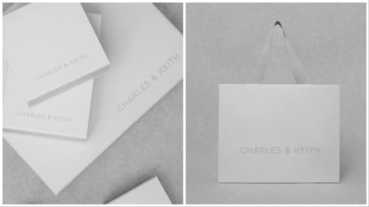 鞋盒與購物袋等包裝均由可回收甘蔗紙漿等負責任的材料製成。品牌提供