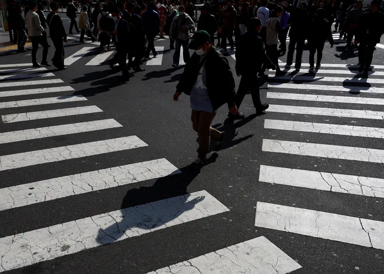 今天東京街頭。路透社