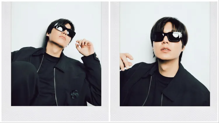 李敏鎬擺出酷帥表情。品牌提供