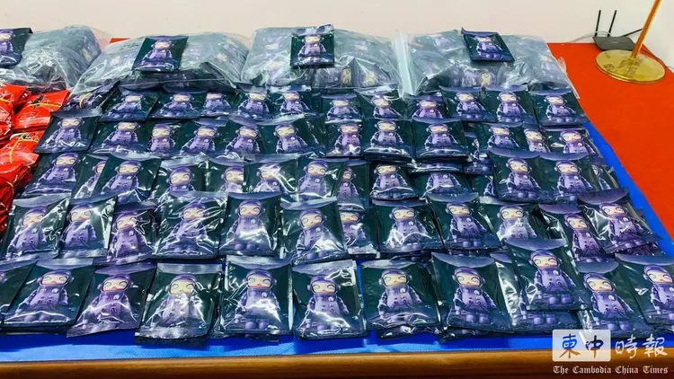柬警逮捕3台男，起出大量毒品。翻攝《柬中時報》