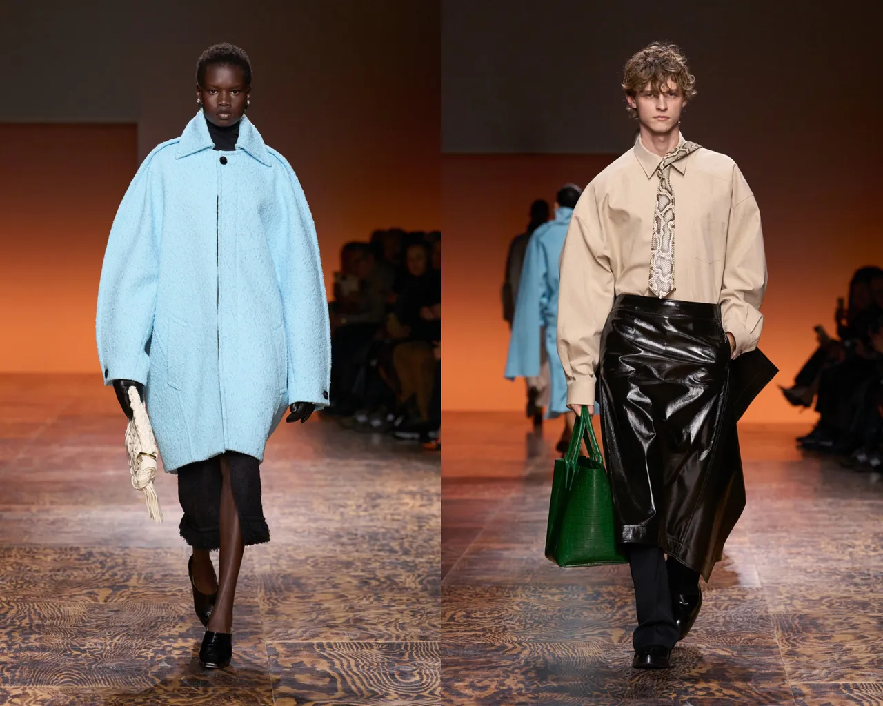 BOTTEGA VENETA 2024秋冬時裝秀。品牌提供