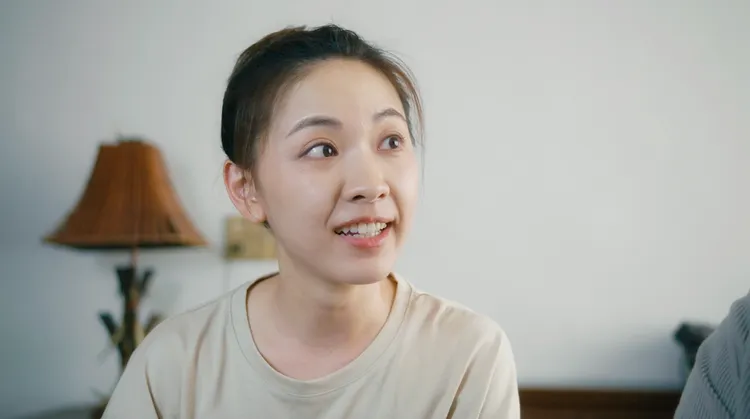 林玟誼分享在現實生活中對愛情的態度。緯來綜合台提供