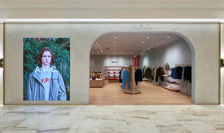 A.P.C.台灣首間專賣店店裝照。品牌提供
