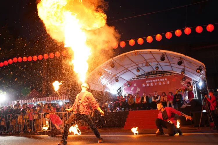 現場表演活動。新竹縣府提供