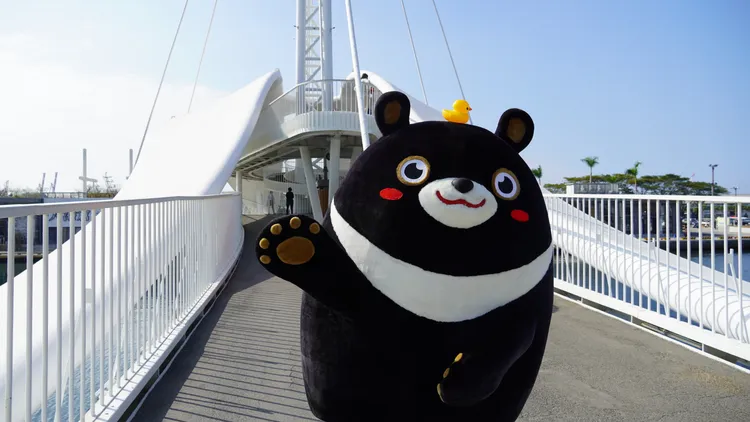 市府歡迎民眾到大港橋觀賽。市府提供