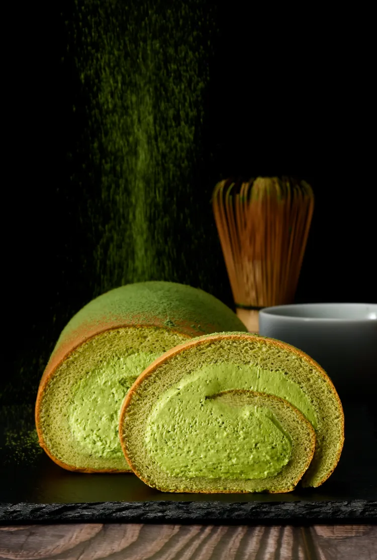 宇治抹茶生乳捲(18cm)。業者提供