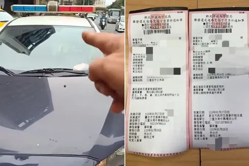 不甘違停遭開單!三重男崩潰攔警嗆「瀆職」 公審討拍遭無情打臉