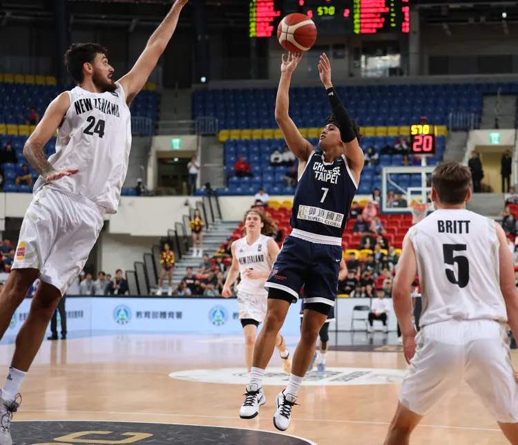 中華隊後衛游艾喆。  FIBA授權使用   