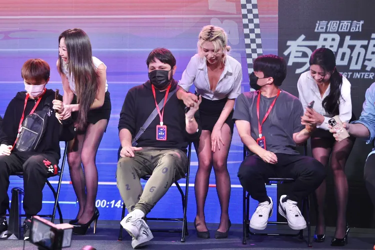 女優與粉絲互動。林林攝