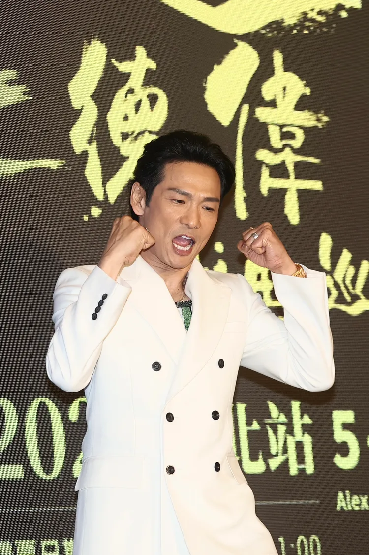 杜德偉圓夢在小巨蛋開唱。彭欣偉攝