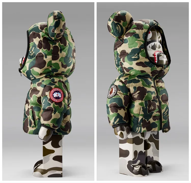 聯名公仔穿上可自由脫卸的迷你版聯名外套。品牌提供