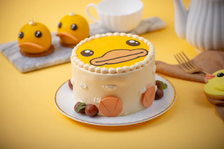 鴨香寶栗香蛋糕。業者提供