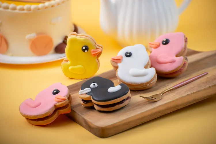 開心鴨夾心餅乾。業者提供