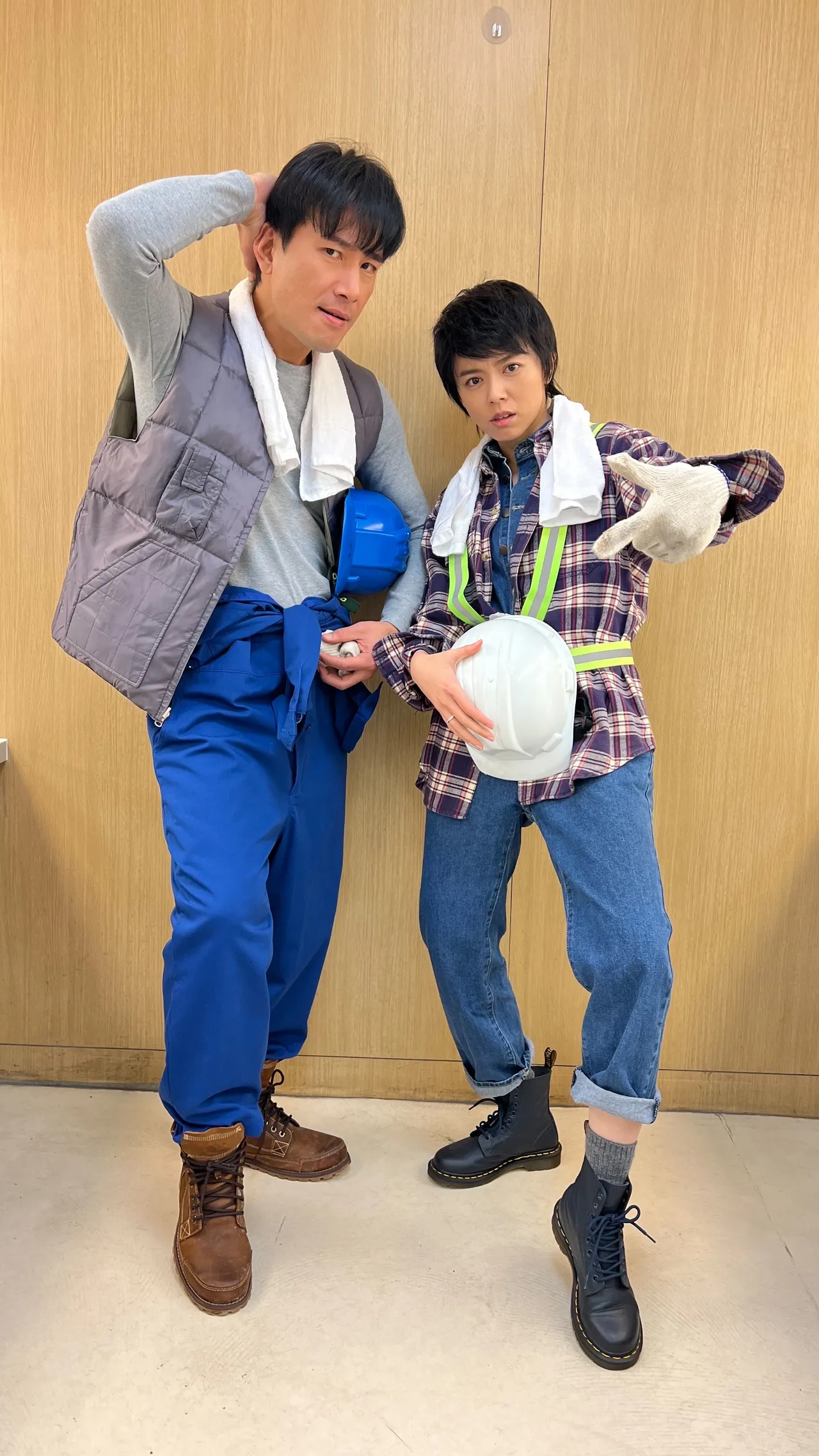 王瞳(右)與傅子純。民視提供