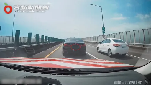 車牌怕熱要裝遮陽簾? BMW被紅斑馬尾隨攔下揪貓膩