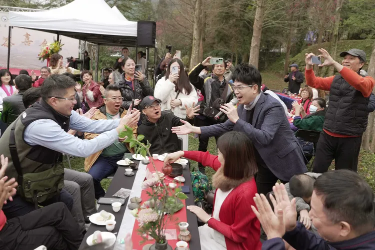  李明洋在現場演唱多首歌曲。安吉莉傳播提供