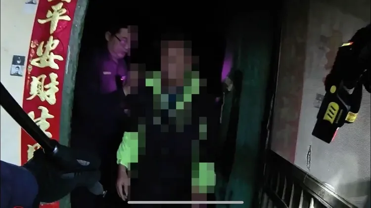 警方在案發1小時後逮捕兇嫌到案。讀者提供