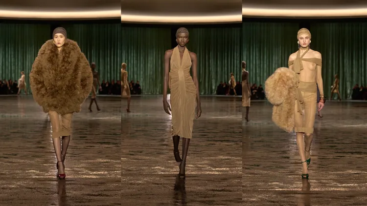 Saint Laurent 2024秋冬大秀。品牌提供
