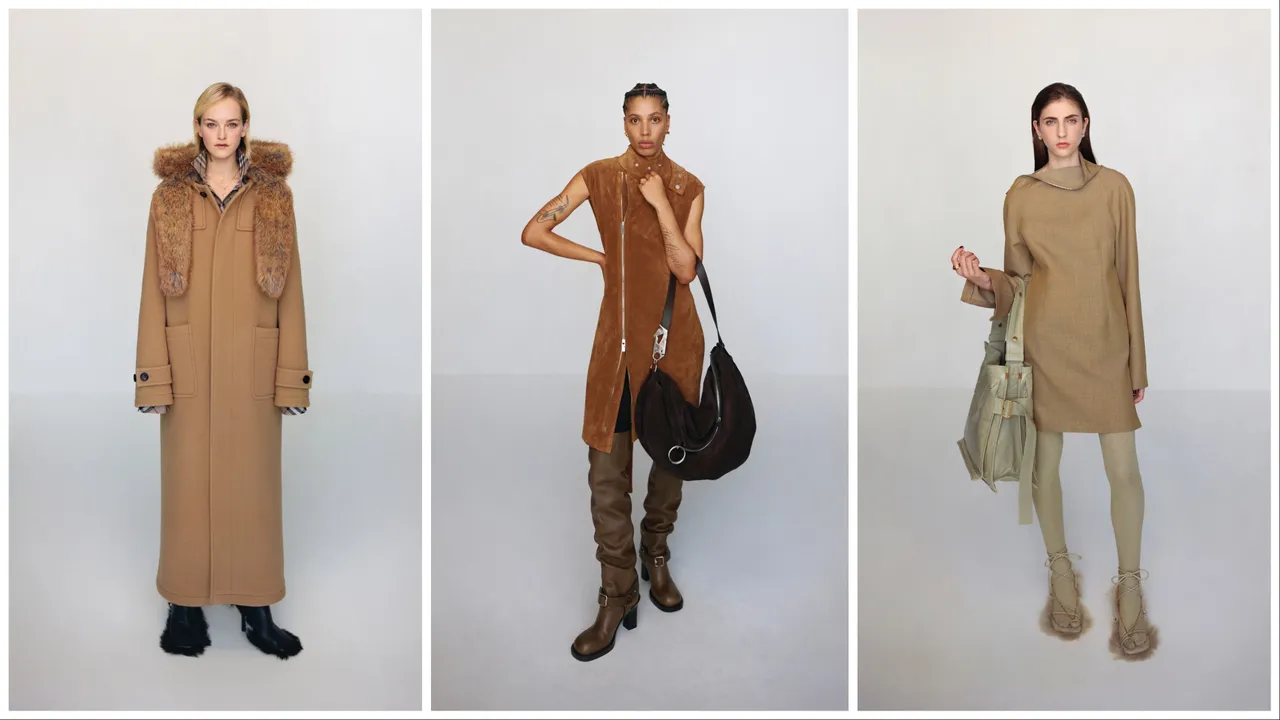 Burberry 2024年秋季系列。品牌提供