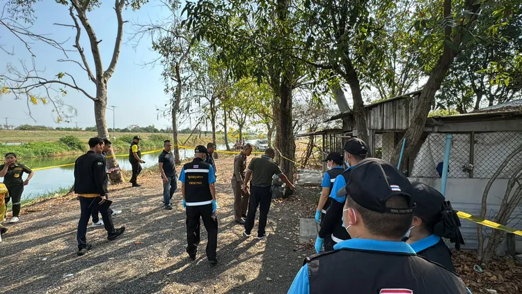 泰國警方正在調查中。翻攝自泰國媒體《ข่าวสารเมืองปราการ v2》