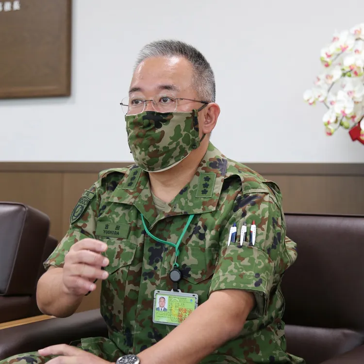 吉田圭秀。翻攝自衛隊官網