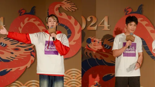凱渥開工集結原子少年! 龍寶寶林煥鈞盼新年走酷帥路線