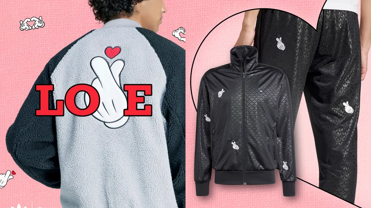 adidas Originals推出情人節限定服飾。品牌提供