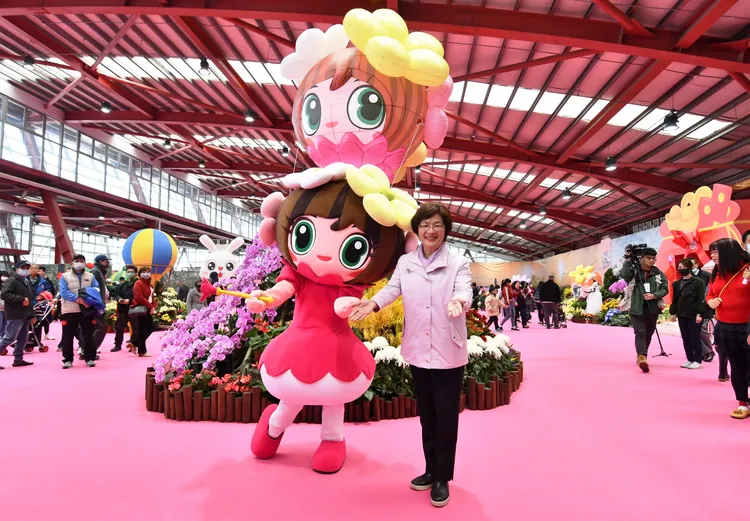 彰化縣長王惠美邀請民眾到彰化走春。縣府提供