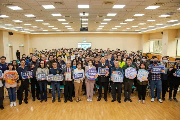 竹市企業義消聯合成軍。新竹市府提供